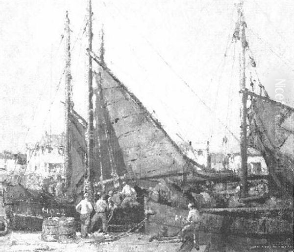 Fishing Boats, Honfleur - view 1