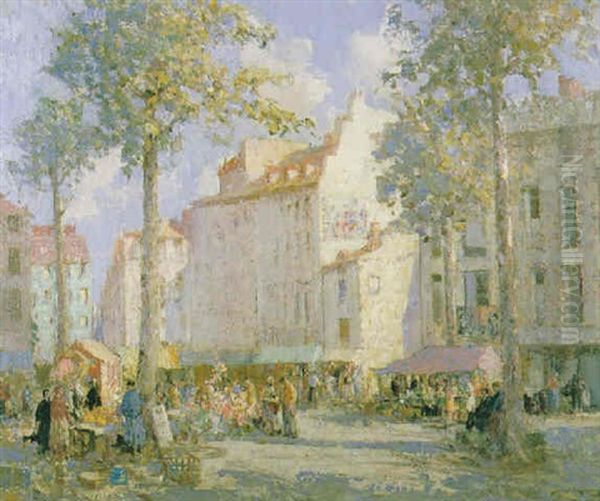 Market Day, Dieppe - view 1