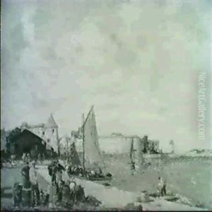 Honfleur At Full Tide by William Lee-Hankey