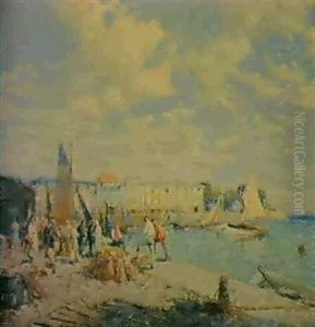 The Mussel Harvest, Honfleur