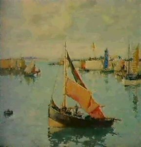 Near The Mouth Of The Seine by William Lee-Hankey