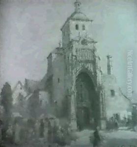 Montreuil Sur Mer by William Lee-Hankey