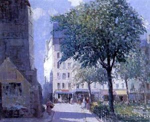 Near Notre Dame, Paris by William Lee-Hankey
