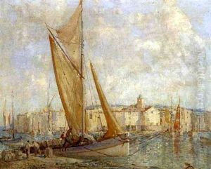 Wine-carriers, St. Tropez by William Lee-Hankey