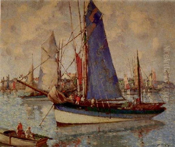 Sardine Boats, Concarneau - view 1