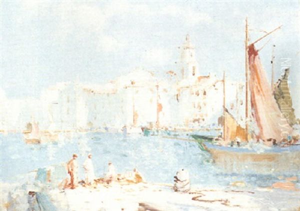 At Anchor, La Rochelle - view 1