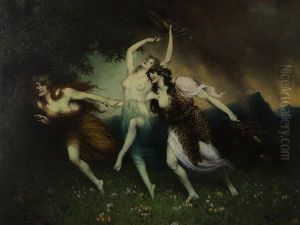 Flight Of The Nymphs by Ferdinand Leeke