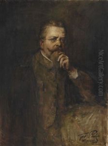 Herrenportrait by Ferdinand Leeke