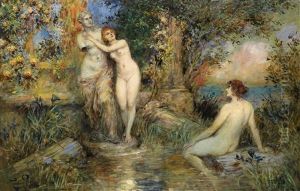 Die Buste by Ferdinand Leeke