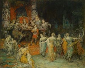 Zwergenkonig Laurin by Ferdinand Leeke