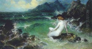 Nymphe by Ferdinand Leeke