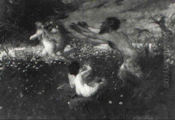 Faun, Nymphen Und Amor - view 1