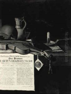 A Vanitas Still Life Homage To The Admiral Marten Herperts