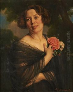 Portrait De Madame Raoul Dupas Portrait De Madame Raoul Dupas