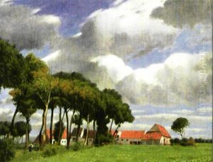 Grande Ferme Flamande by Jef Leempoels