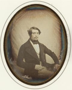 Portrait Of A Young Man by Auguste Belloc