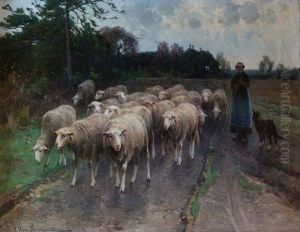 Bergere Et Ses Moutons Bergere Et Ses Moutons