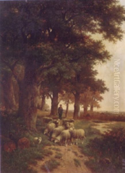 Tending The Sheep - view 1