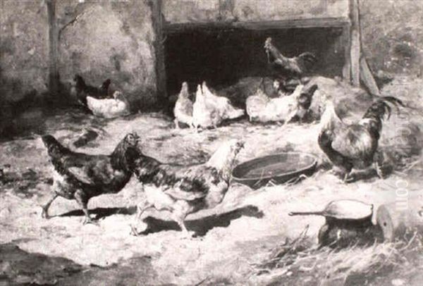 Poultry In A Barnyard - view 1