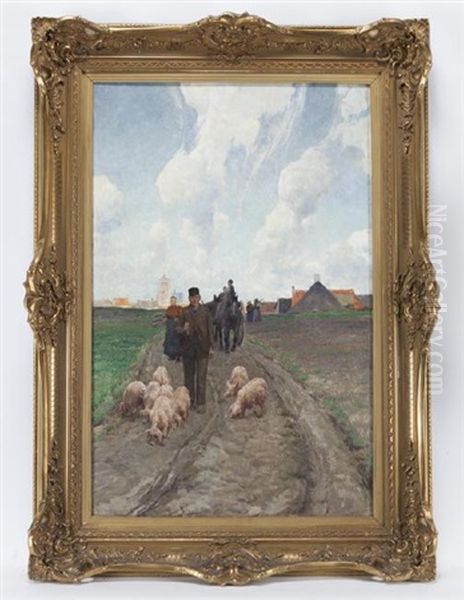 Untitled (pigs Going To Market) - view 1