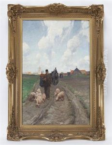 Untitled (pigs Going To Market)