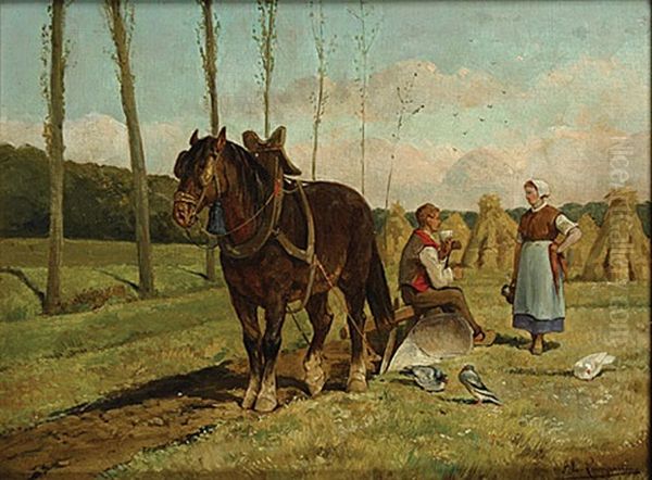 Koppel Met Trekpaard - view 1