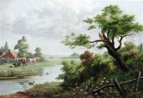 Landscape With Cows - view 1