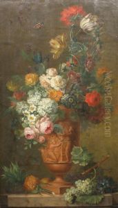 Stillife With Flowers by Willem van Leen