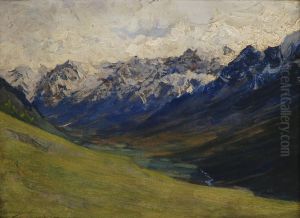 Studio Per Un Grande Quadro Di Montagna by Giorgio Belloni