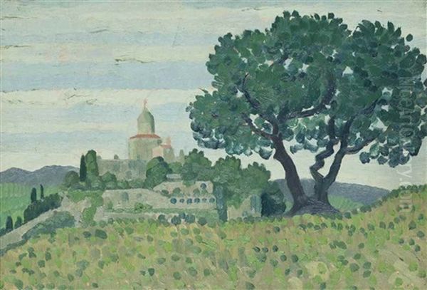 Church In A Landscape - view 1