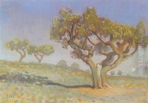 Trees In Provence by Derwent Lees
