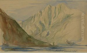 Paesaggio Montano Con Laghetto by M. Belloni
