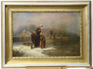 Figuren Op Het Ijs by Alexis de Leeuw