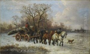 Carro Nella Neve by Alexis de Leeuw