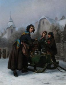 Figures In The Snow