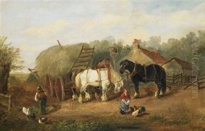 Hofidyll Mit Kindern Und Pferden