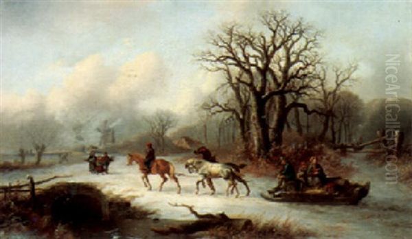Gathering Faggots In Winter - view 1