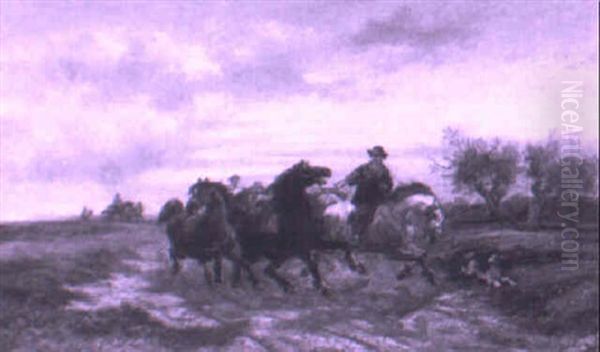 Minding The Horses - view 1