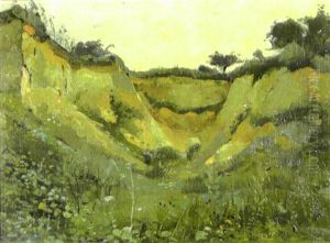 Sand-pit by Henri Leeuw