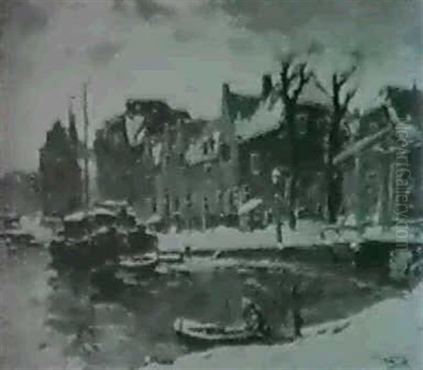 Winter In Oudewater, 1919 - view 1