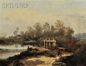 Figures At A Well