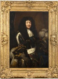 Portrait De Louis Xiv by Claude Lefebvre