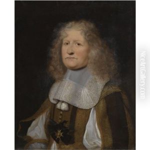 Portrait Of A Gentleman, Wearing The Order Of The Knights Of The Holy Spirit