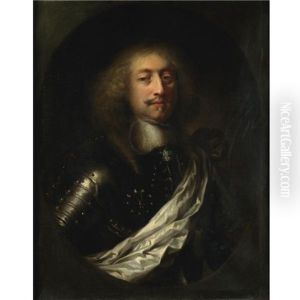 Portrait Of A Man Wearing Armour And A White Silk Sash