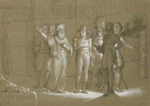 Napoleon In Agypten-besichtigung Einer Grabkammer