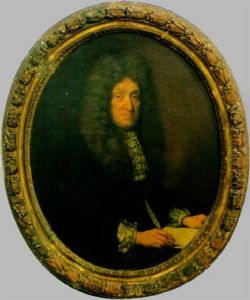 Portrait D'homme En Train D'ecrire Une Lettre