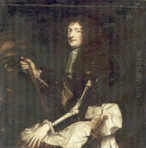 Portrait Of A Nobleman In Armor, Holding A Baton