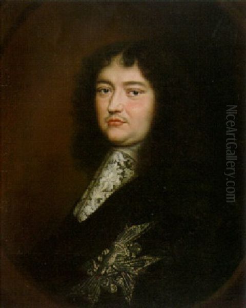 Portrait Of Count Louvois, Bust-length, In A Coat And Collar, Wearing The Order Of The Saint Esprit - view 1