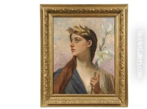 An Allegory Of Victory by Jules Joseph Lefebvre