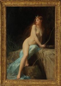 Diana, Chasseresse by Jules Joseph Lefebvre